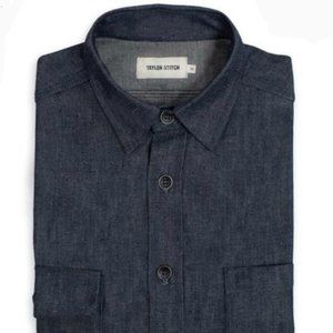 Taylor Stitch Denim Button Down Size 42